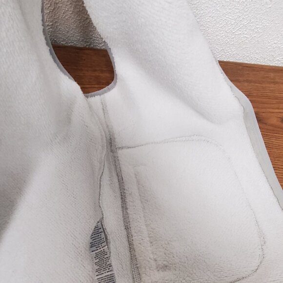 Womens Sleeveless Light Gray Vest by Thread-Supply Size X-Large - Picture 4 of 4